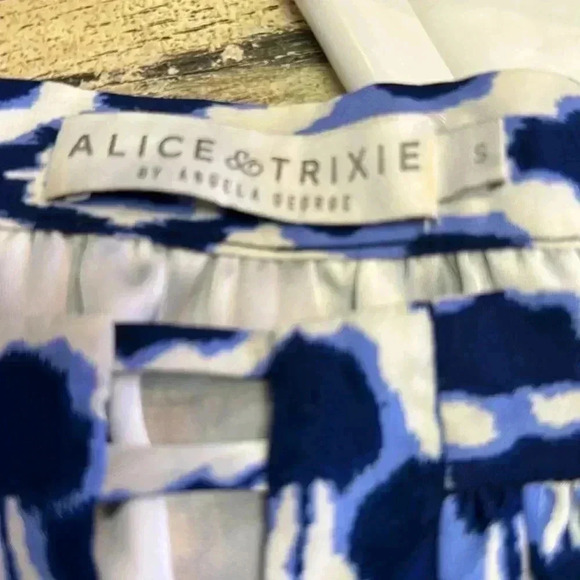 Alice & Trixie by Angela George Off The Shoulder Willow Silk Dress - Picture 5 of 6